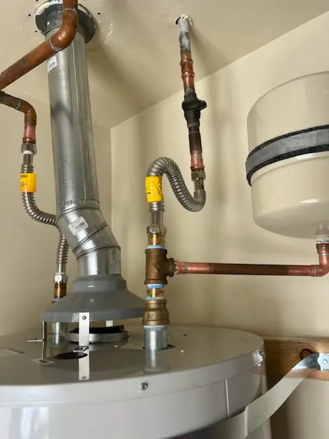 Water heater installation and plumbing repair in Wildrose